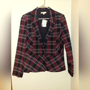 Plaid blazer